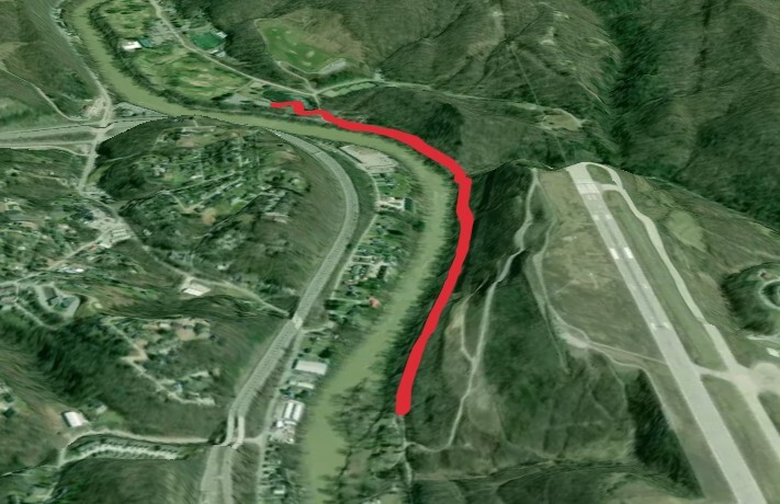 Elk River Trail from Coonskin Park Pond