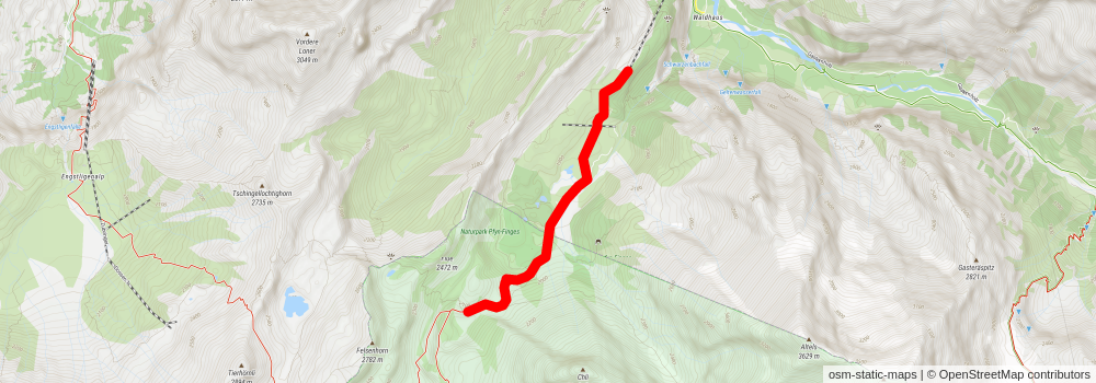 Gemmi Pass and Daubensee Lake stage 2 Map