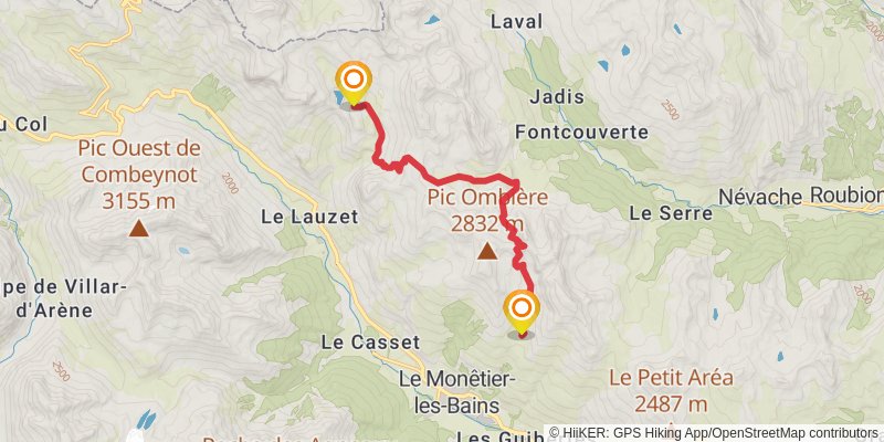 Tour of Mont Thabor stage 5 Map