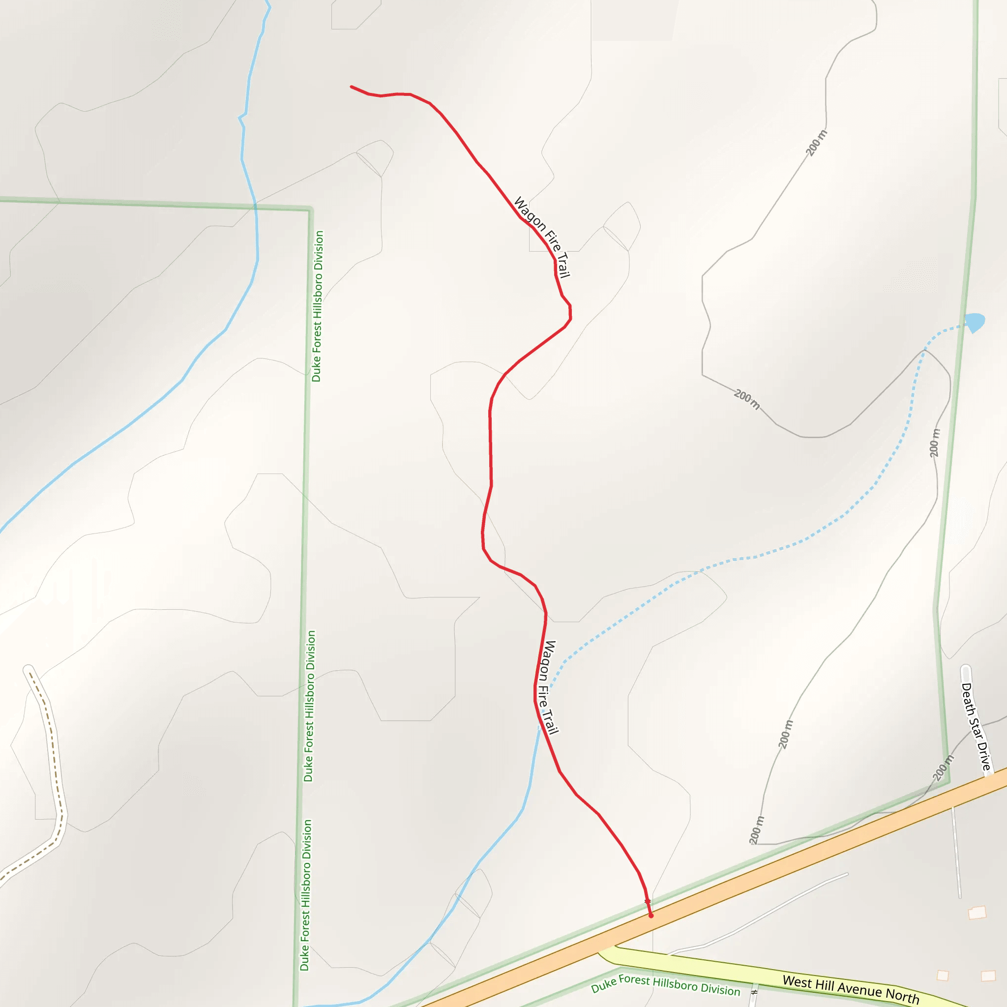 Wagon Fire Trail mobile static map