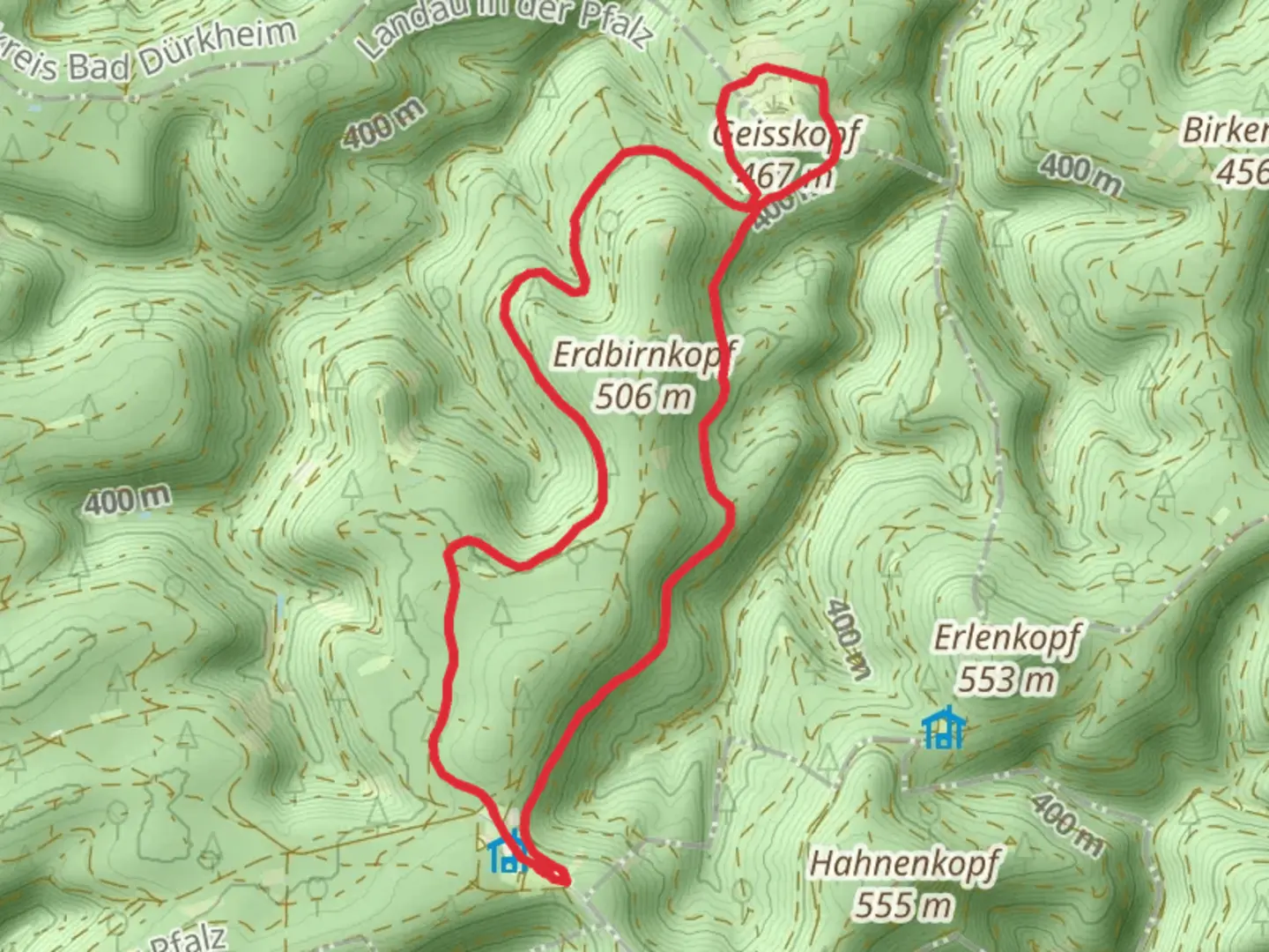 An image depicting the trail Rundwanderweg Taubensuhl and its surrounding area.