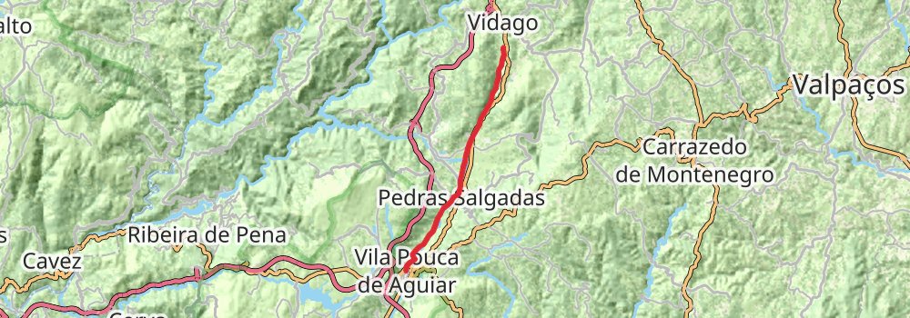 Camino Portugues do Interior stage 11 Map