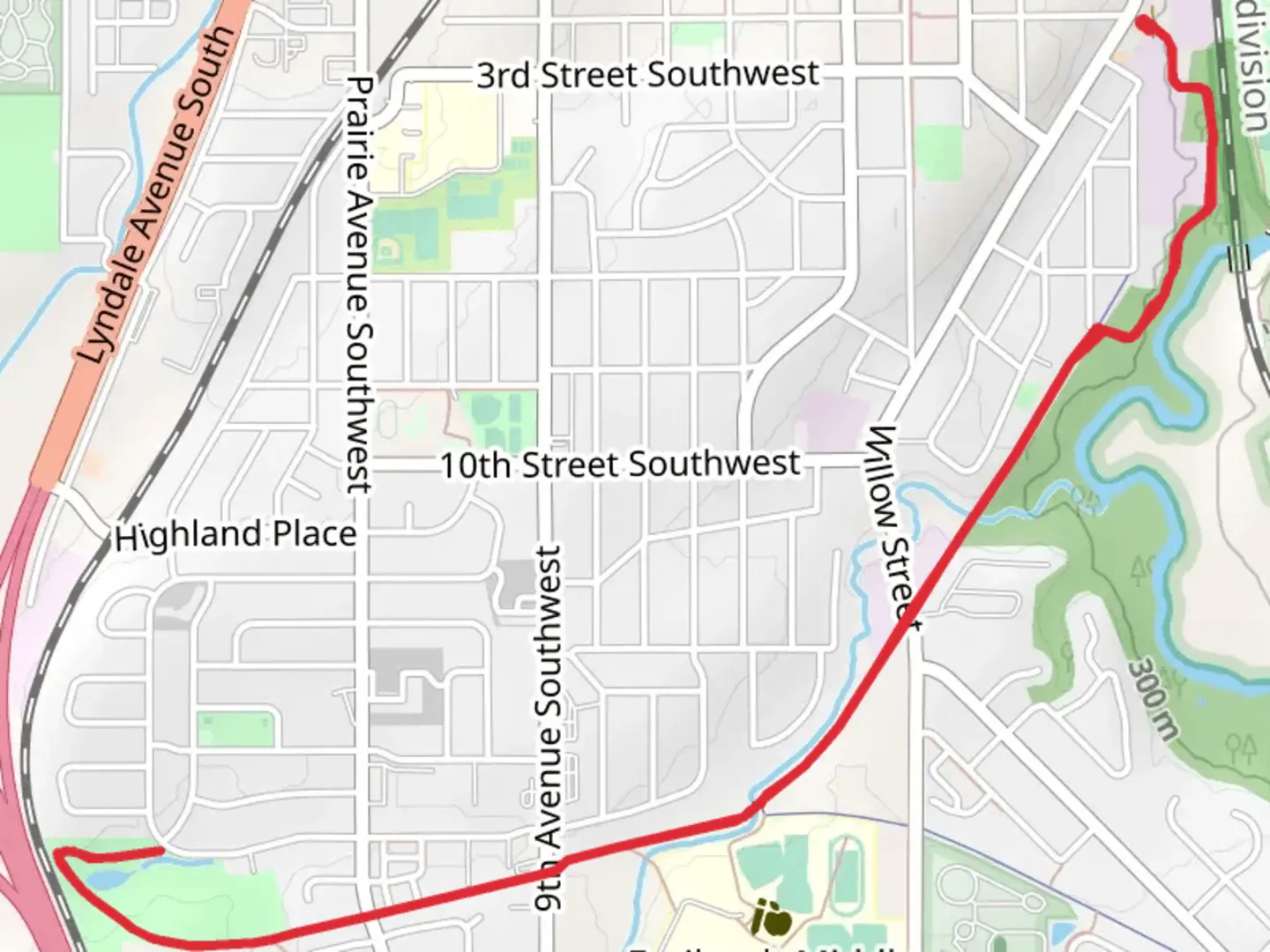 An image depicting the trail Straight River Trail and its surrounding area.