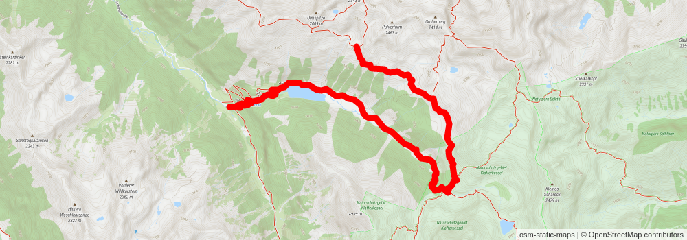 Planai High Trail stage 2 Map