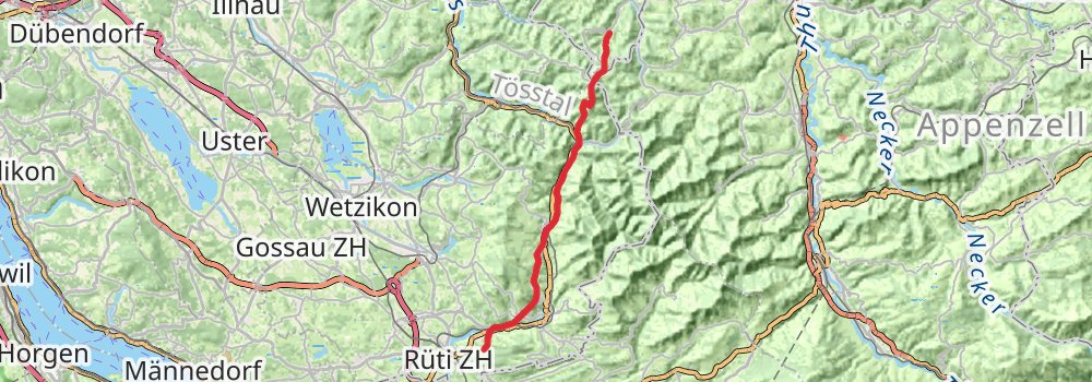 Camino Konstanz-Geneva stage 3 Map