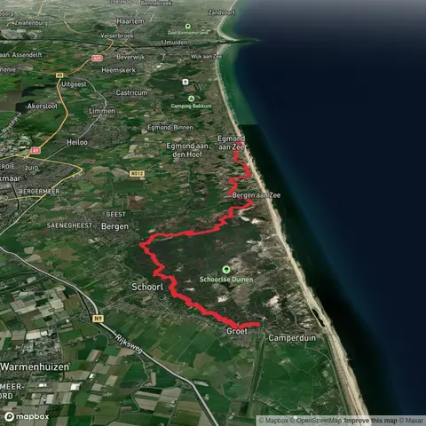 Hargen to Boulevard Zuid via Russengat and Zuiderachterveld