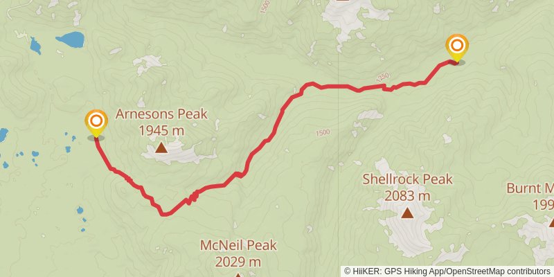 Pear Loop Trail stage 2 Map
