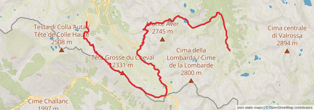 Sentiero Italia - Alps Section stage 171 Map