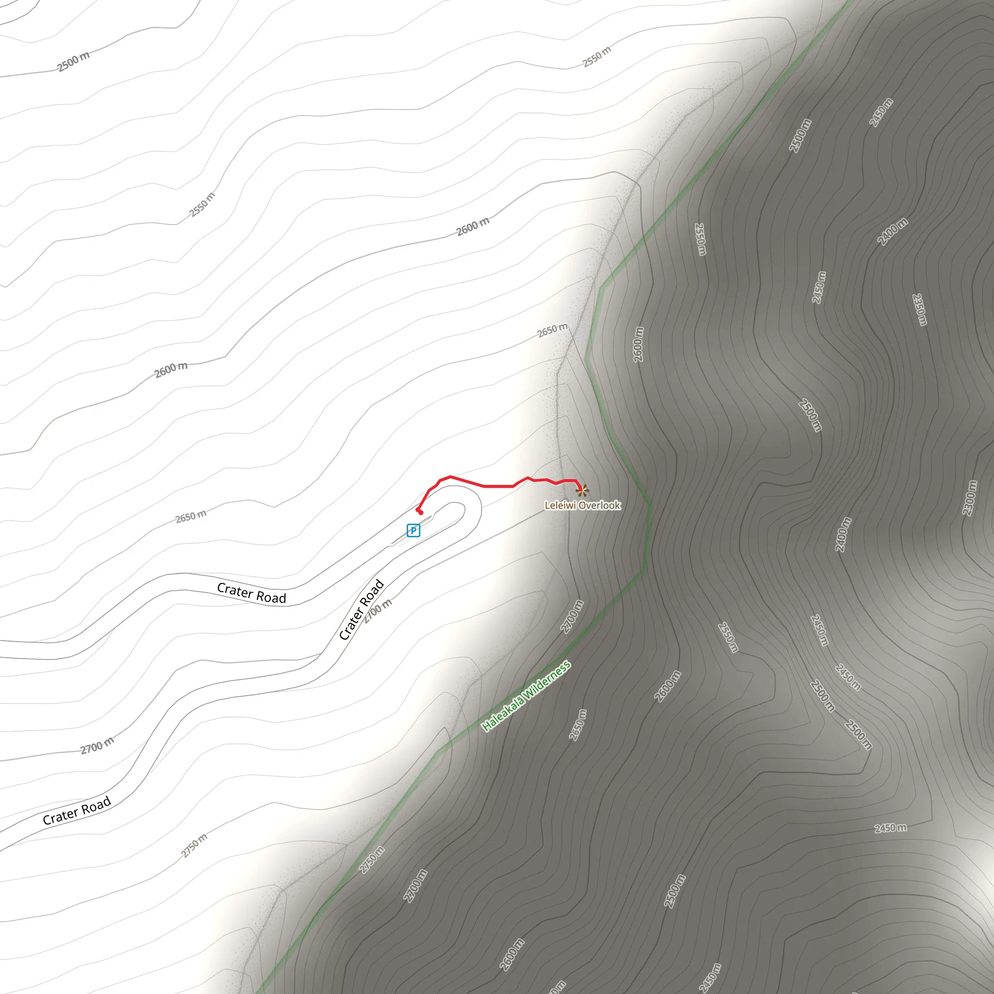 Leleiwi Overlook Trail mobile static map