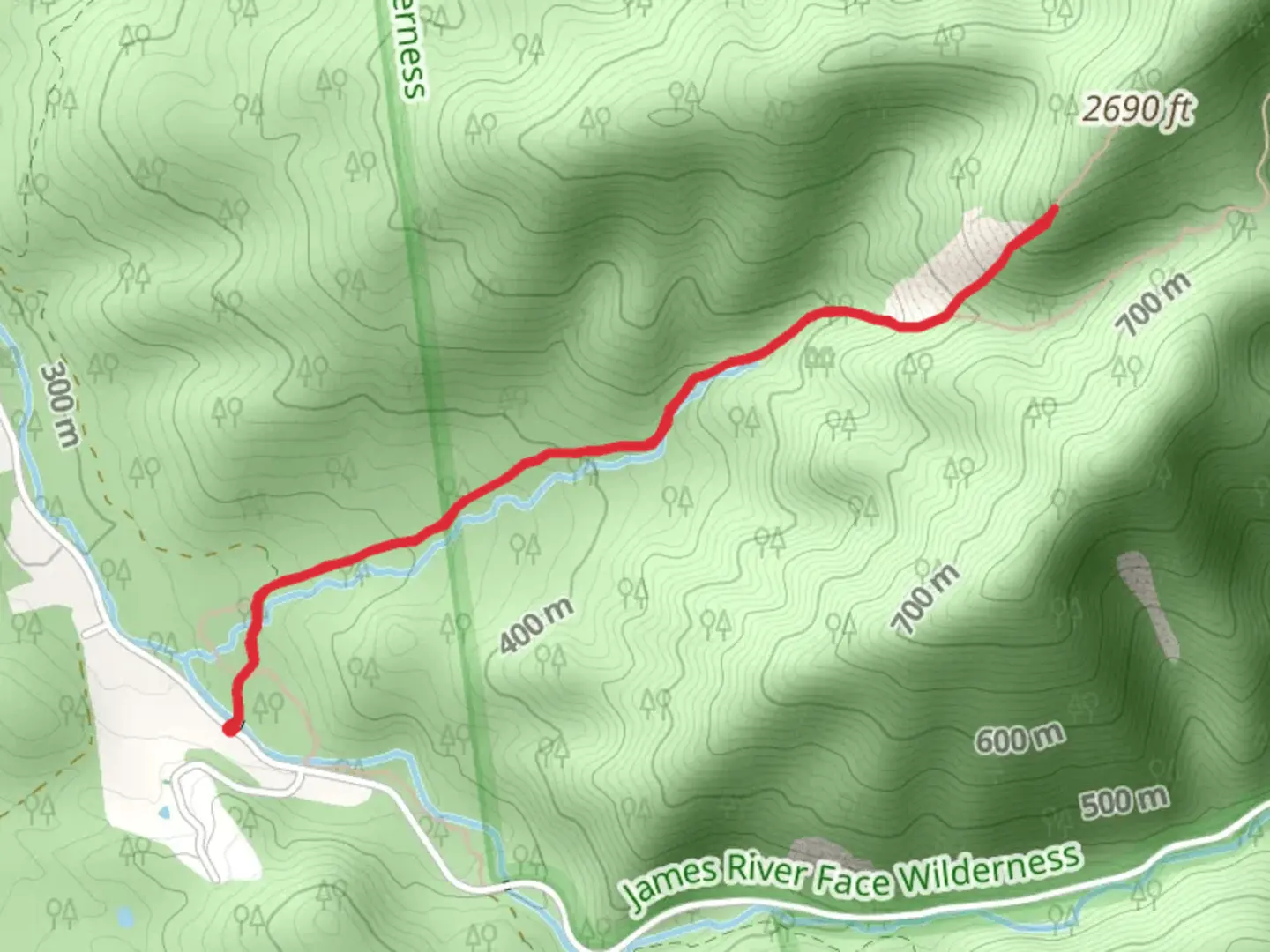 An image depicting the trail The Devil's Marbleyard via Belfast Trail and its surrounding area.