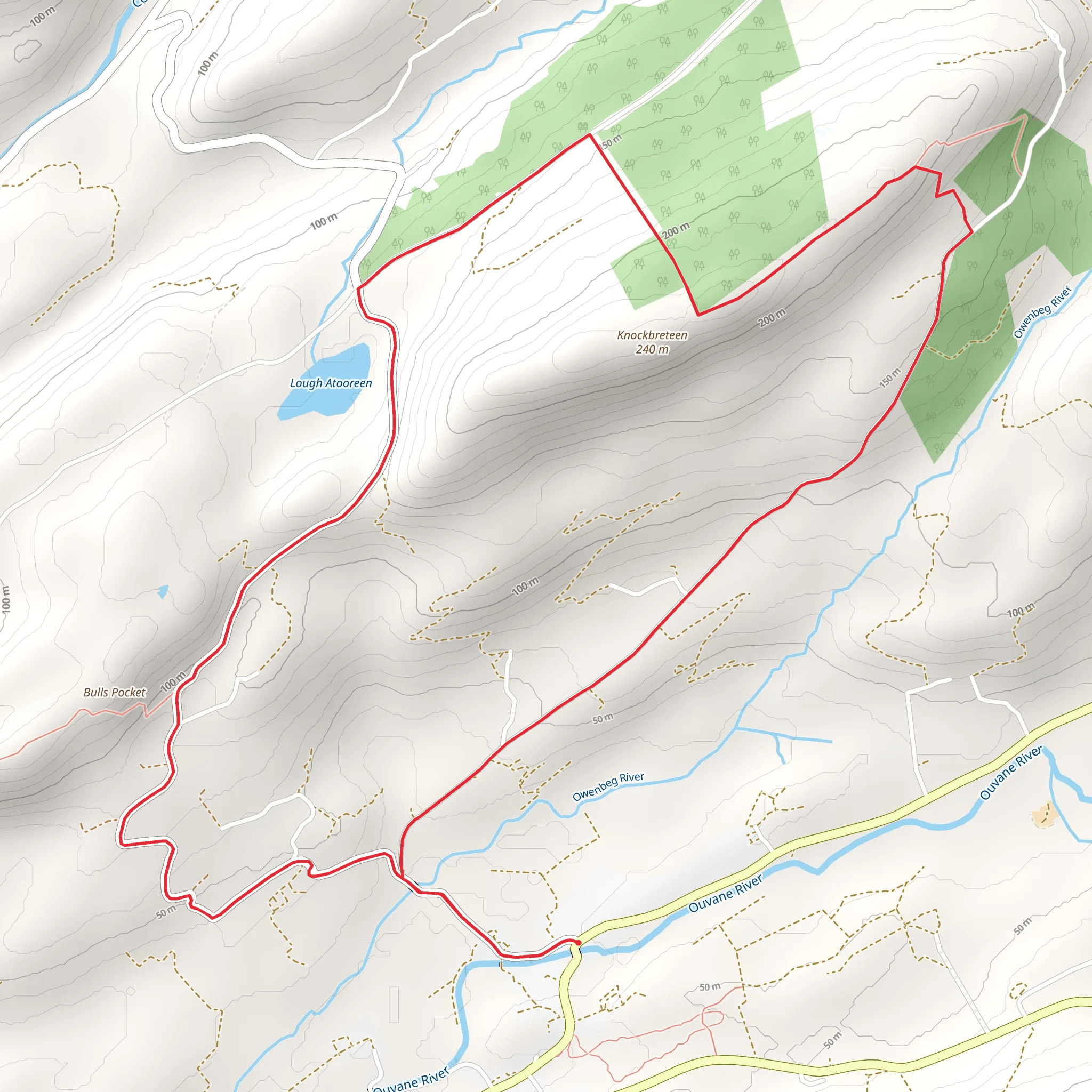 Sheep's Head - Sron na Gaoithe mobile static map