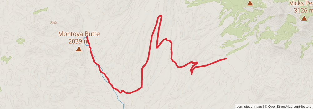 Grand Enchantment Trail stage 47 Map