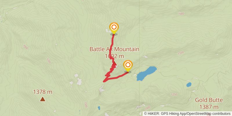 Bull of The Woods Loop alt 2 Map