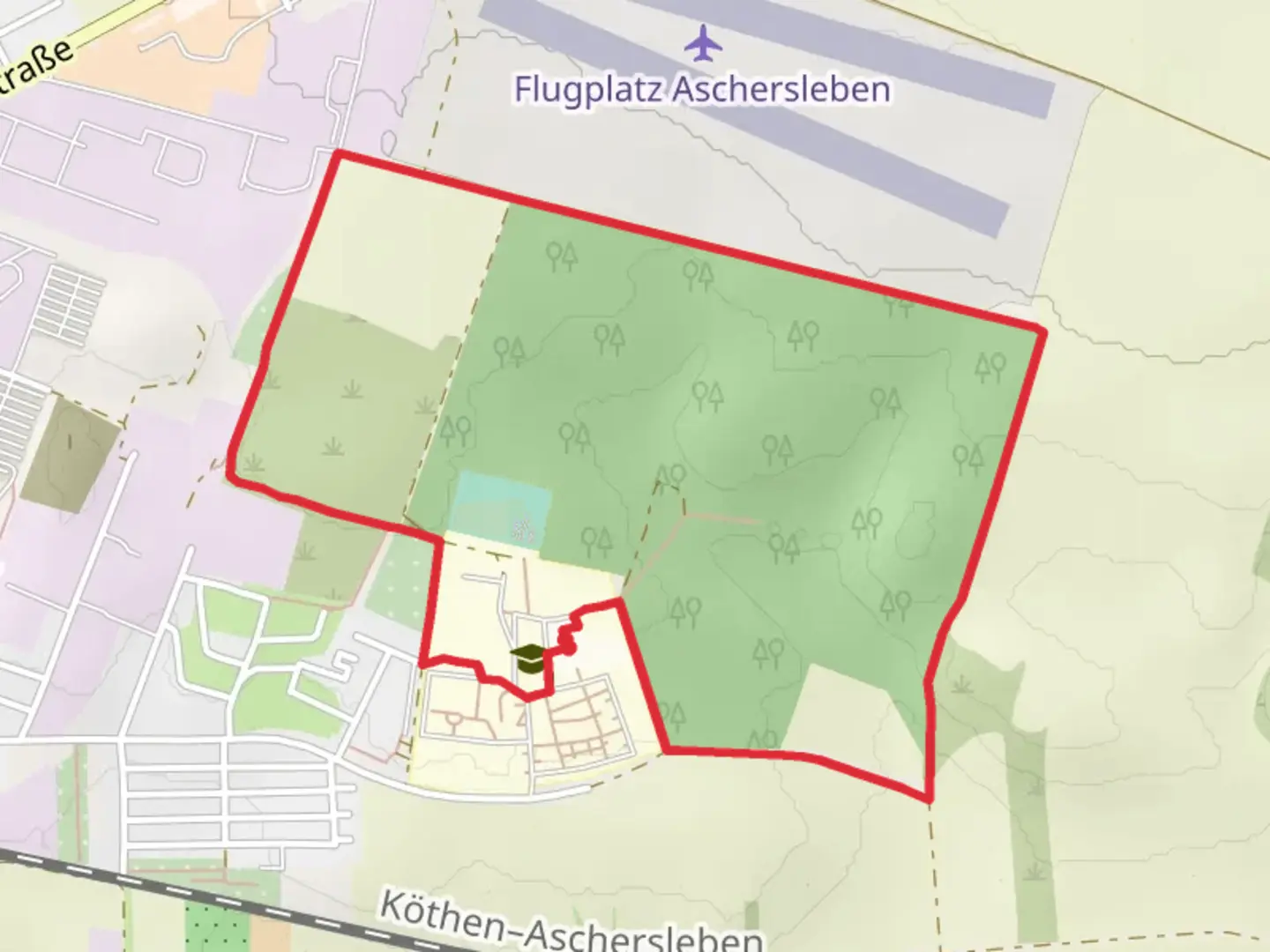 An image depicting the trail Rummsberge Loop and its surrounding area.
