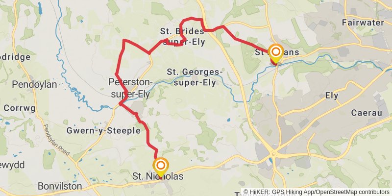 Valeways Millennium Heritage Trail stage 6 Map