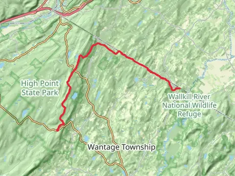 Iris Trail and NJ State Long Trail