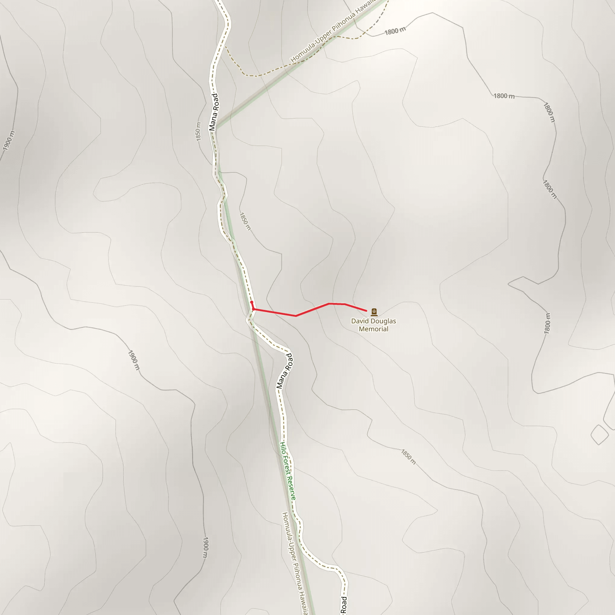 Mana Road mobile static map