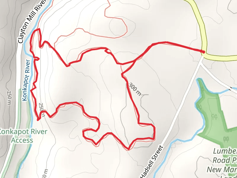 Konkapot River from Mill River Southfield Road