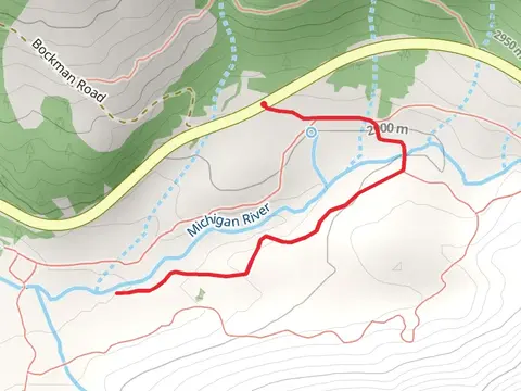 Michigan River from State Highway 14