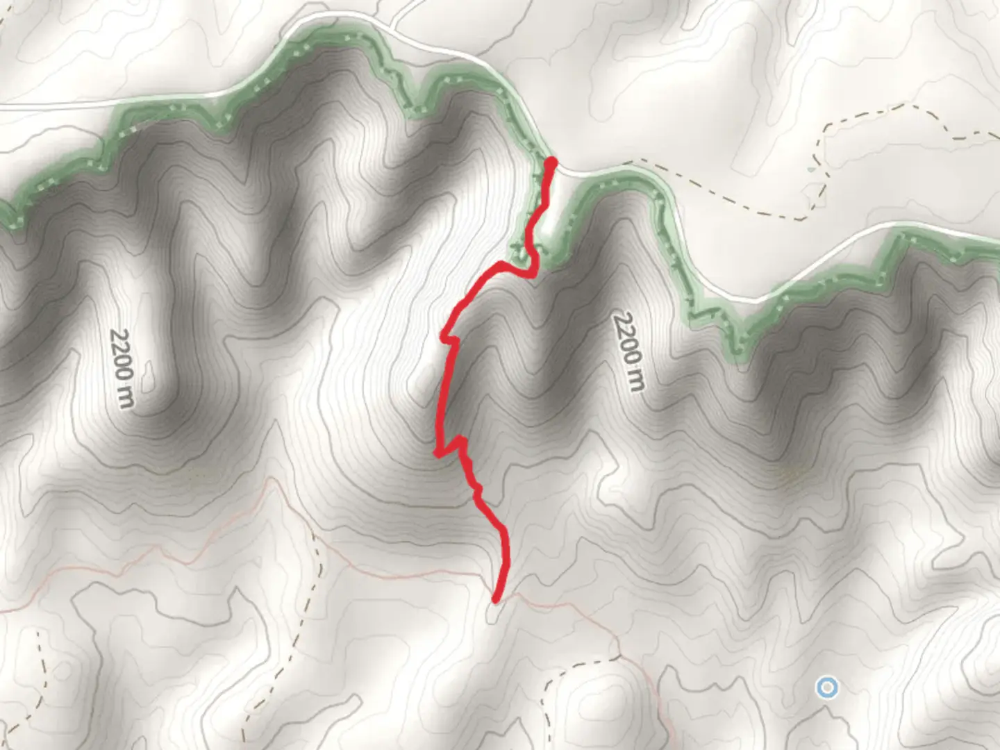 An image depicting the trail Myrtle Trail and its surrounding area.