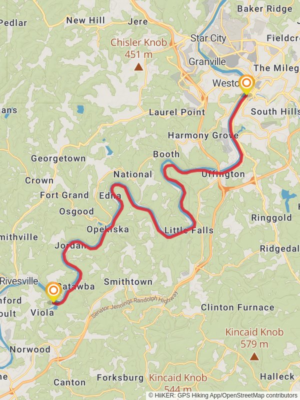 Mon River Trail South