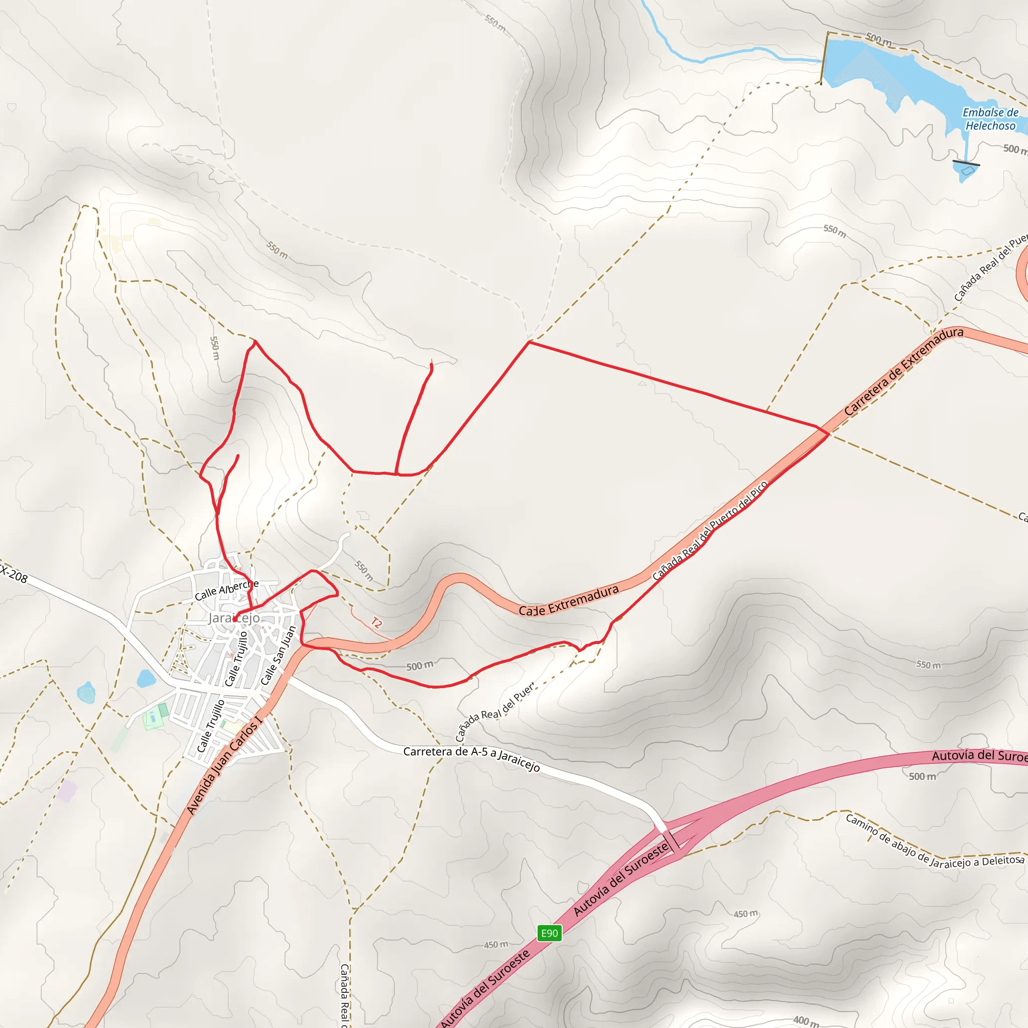 Jaraicejo Loop SL CC 46 mobile static map