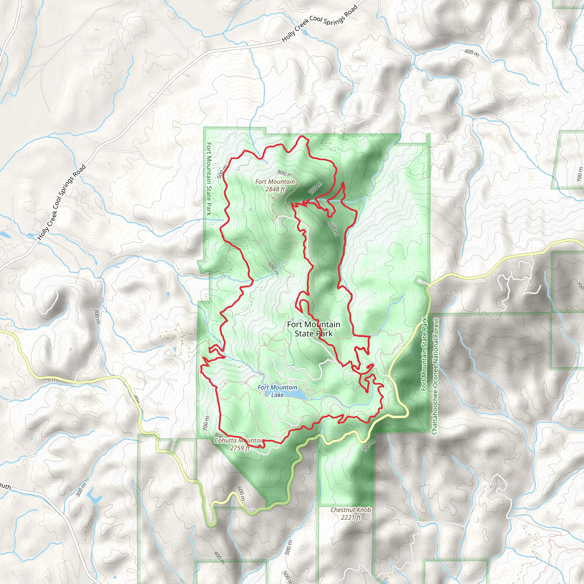 Mill Creek, Gahuti and D MC Gill Road Loop mobile static map