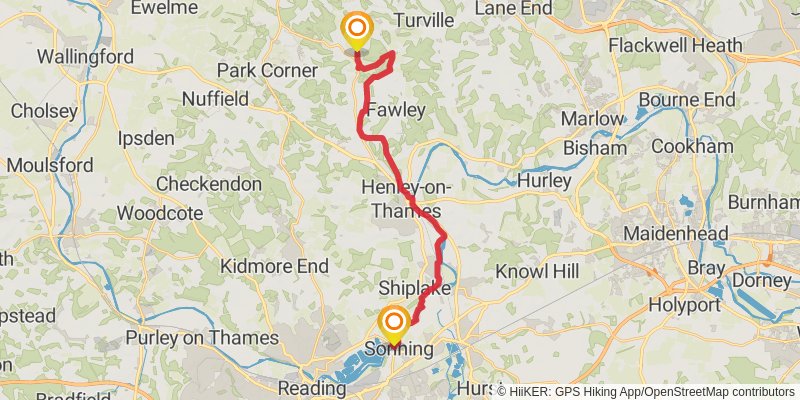 Seven Shires Way stage 10 Map