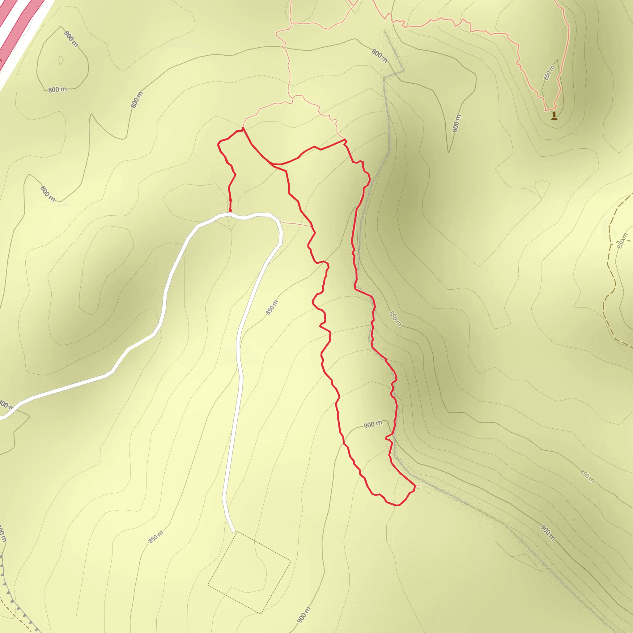 Aspiration Loop Trail mobile static map
