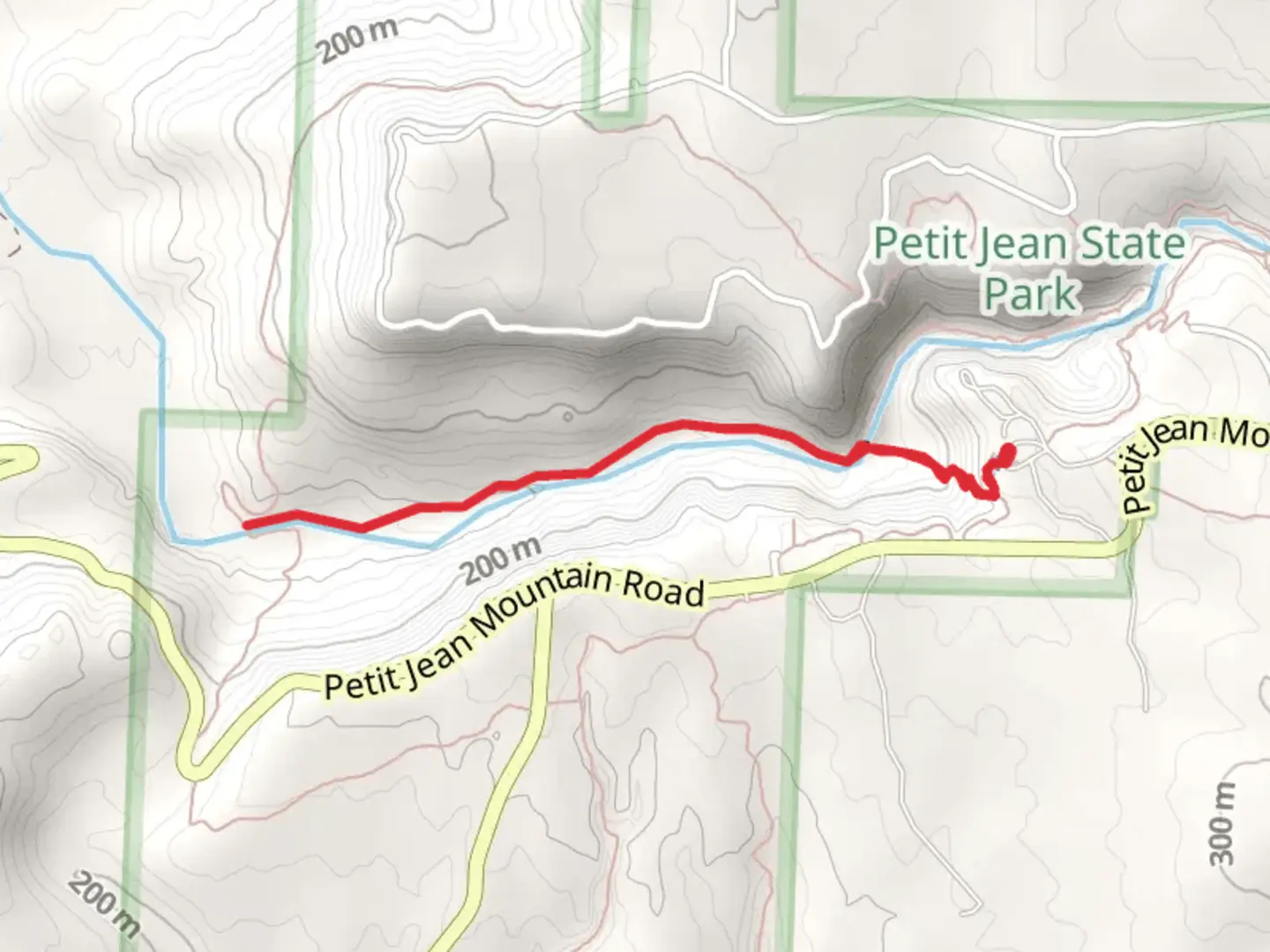An image depicting the trail Canyon and Cedar Falls Trail and its surrounding area.