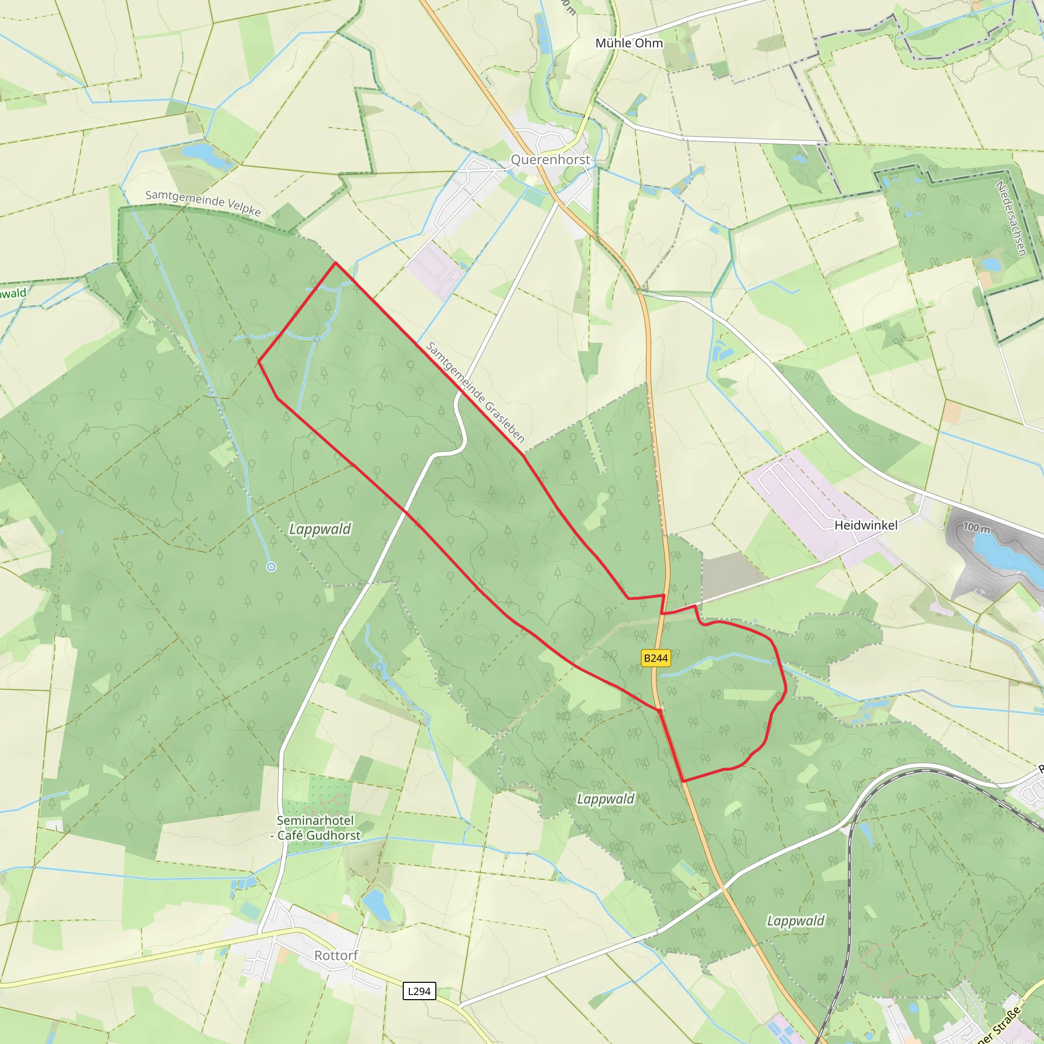 Steinbergerbach Loop mobile static map