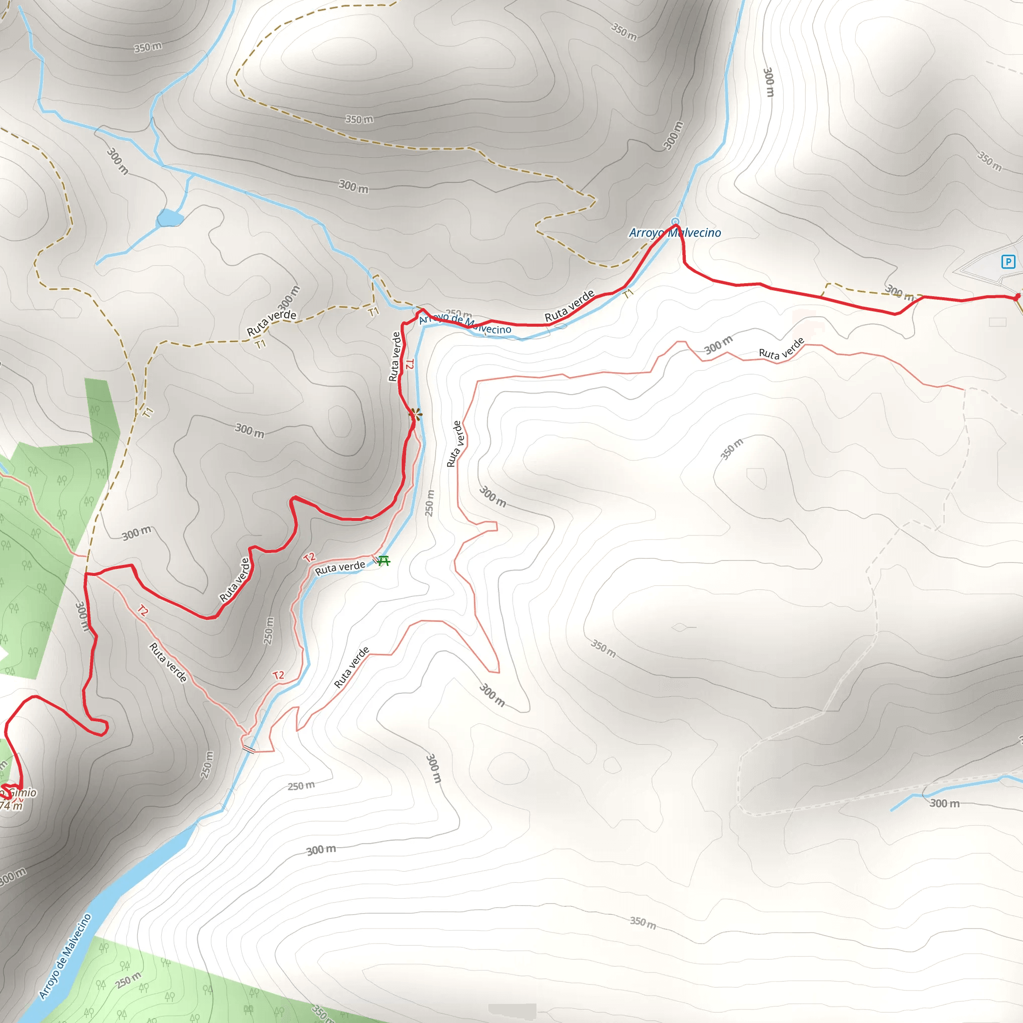 Cerro Gimio mobile static map