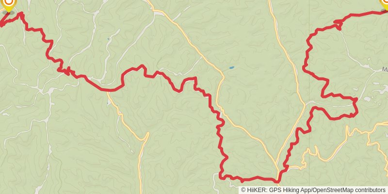 American Discovery Trail - East stage 42 Map