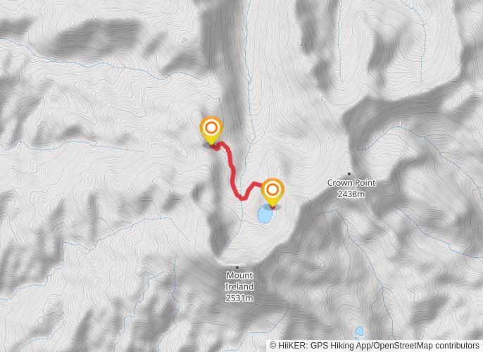 Baldy Lake #1 mobile static map