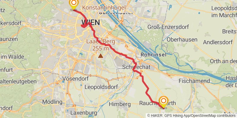 Sultans Trail stage 2 Map