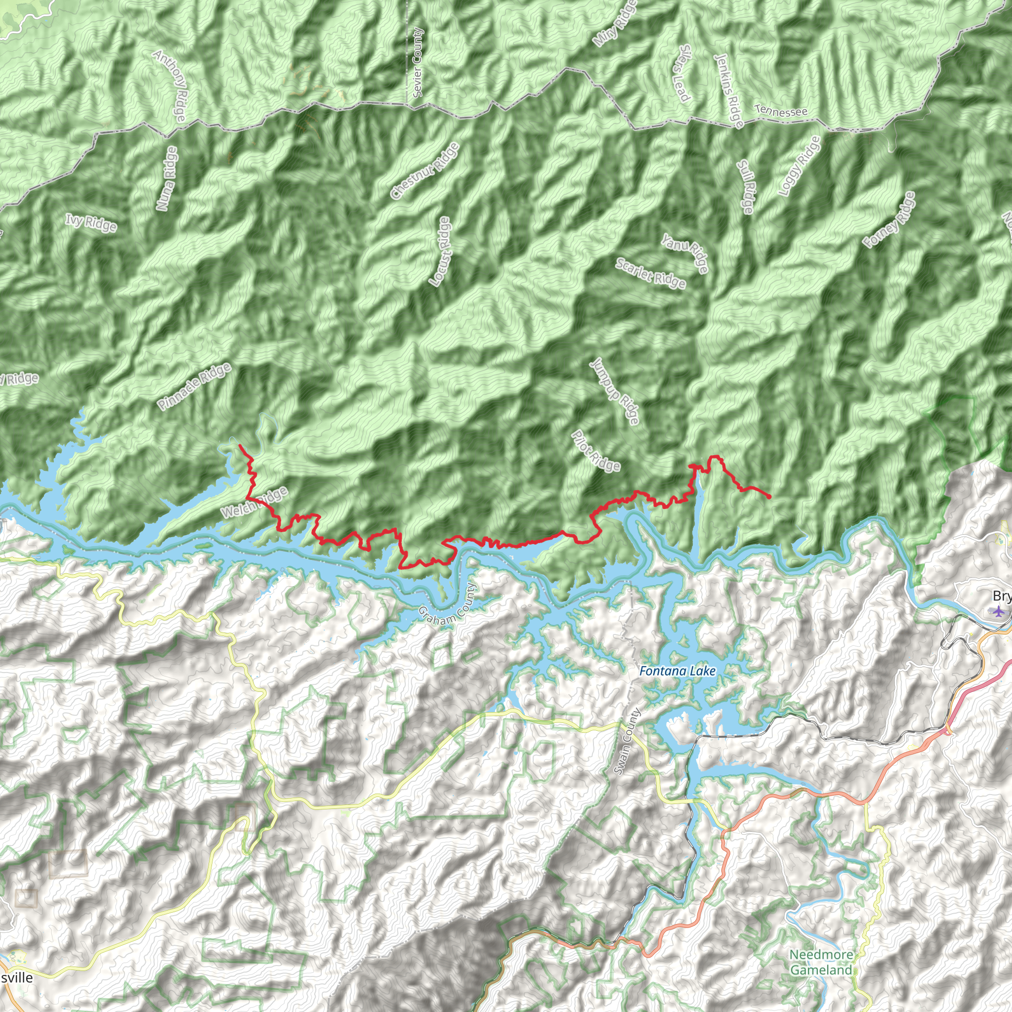 Lakeshore Trail - East mobile static map