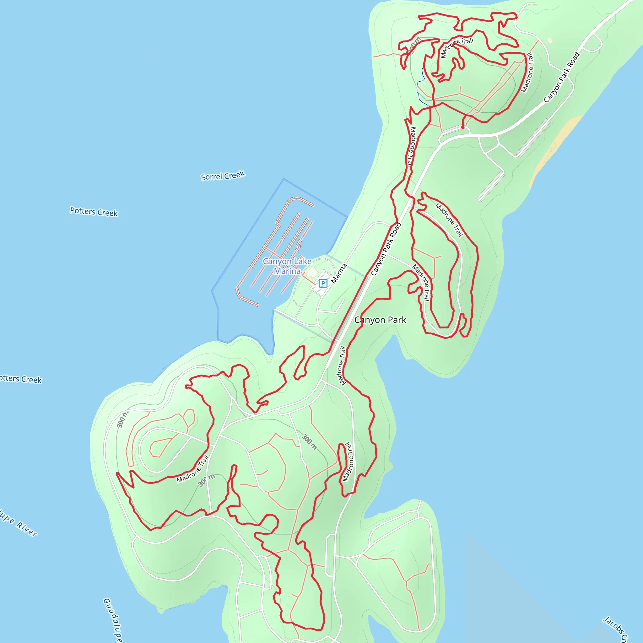 Madrone Loop Trail - Canyon Park mobile static map