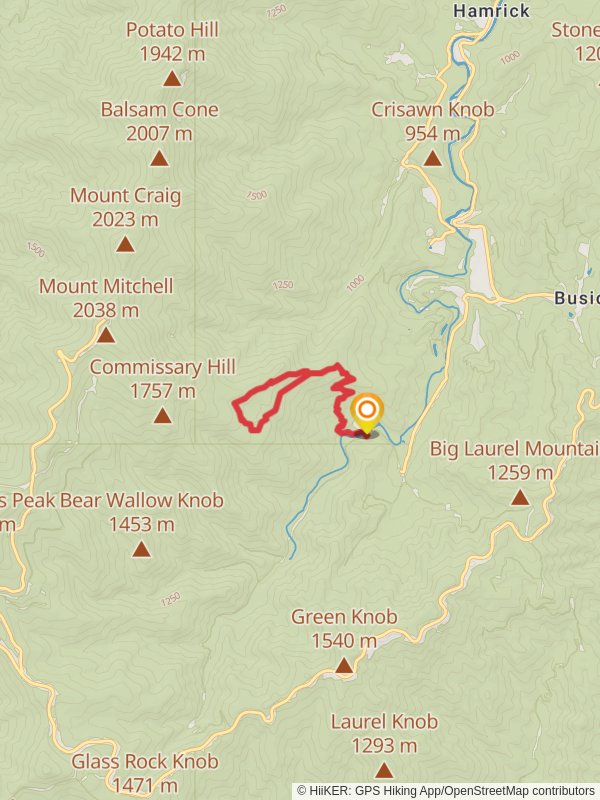 Little Mountain - Higgins Bald Loop via Mount Mitchell Trail