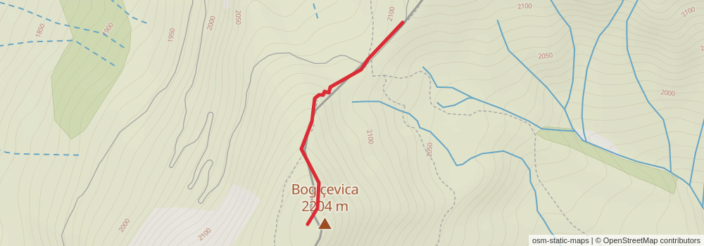 Via Dinarica Kosovo spur 5 Map