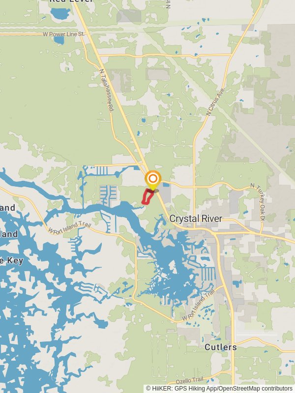 Churchhouse Hammock Loop Trail mobile static map