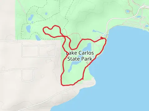 Hidden Lake and Red Oak Trail