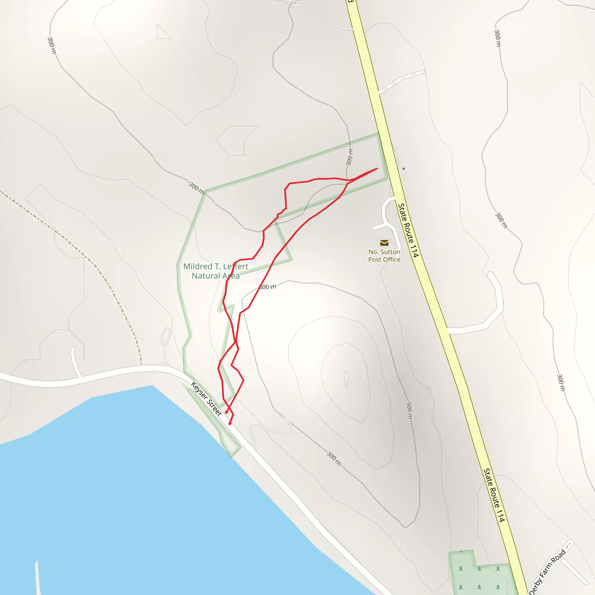 Kezar Lake mobile static map