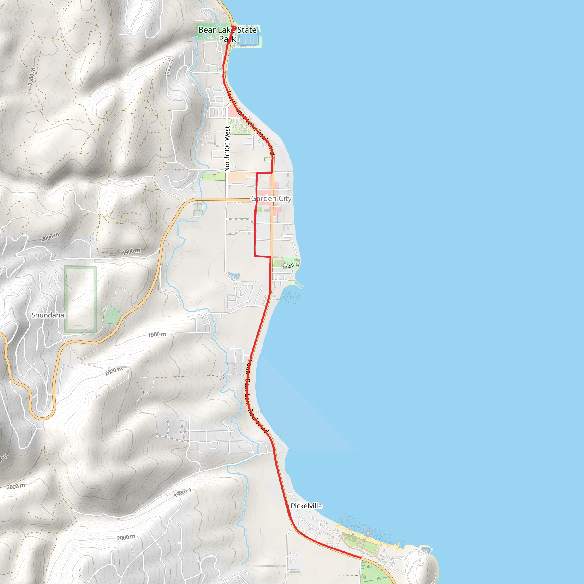 Bear Lake Legacy Pathway mobile static map