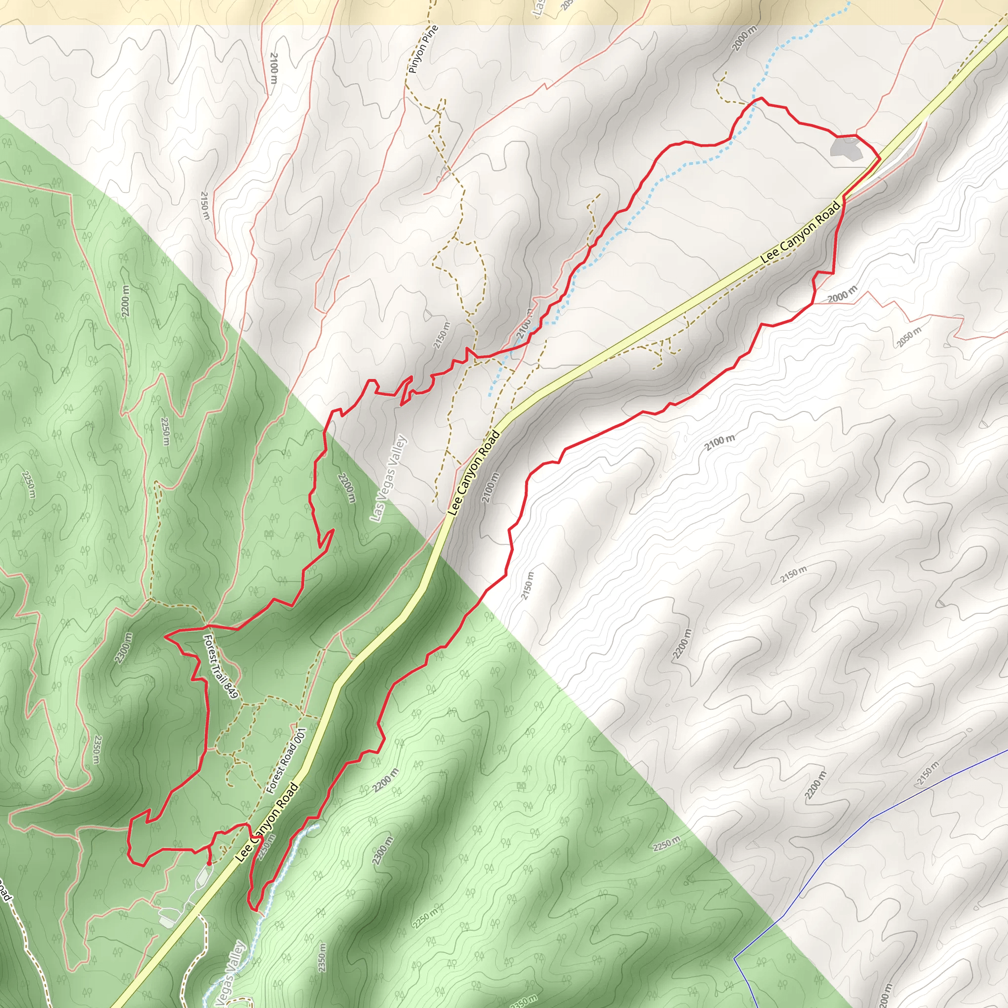 Deer Creek Catch Path and Blue Tree Run Loop mobile static map