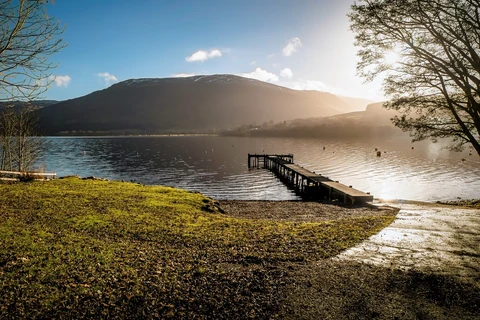 An image depicting the trail Creag Mac Ranaich via Three Saints Way and its surrounding area.