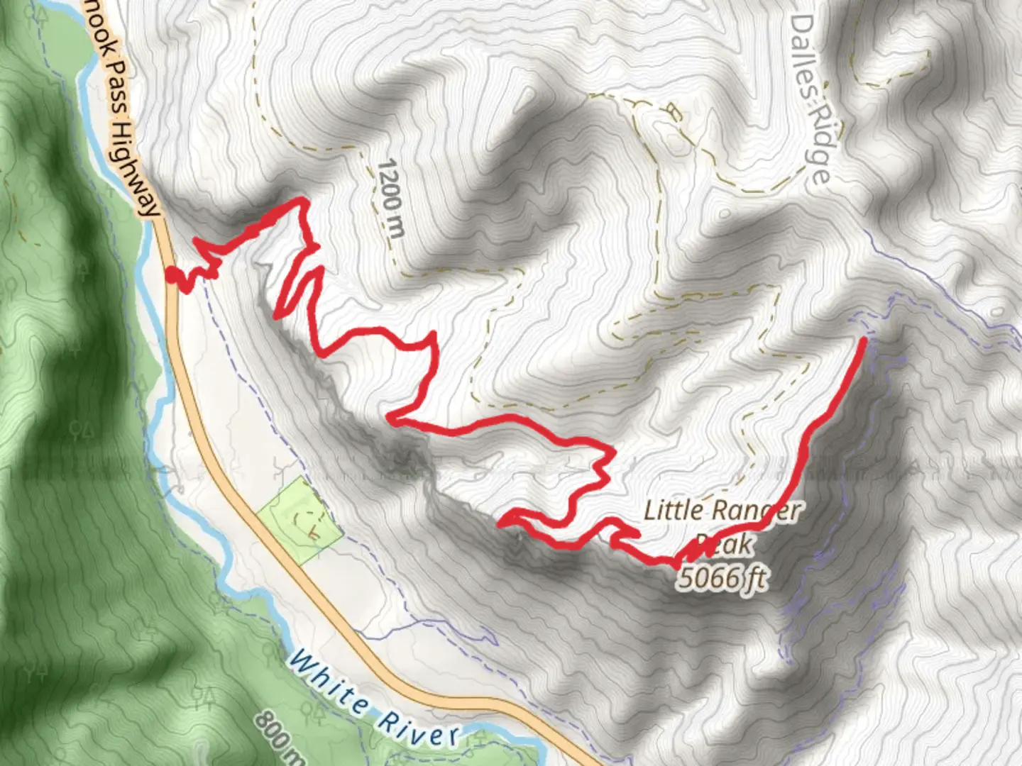 An image depicting the trail Palisade Trail and its surrounding area.
