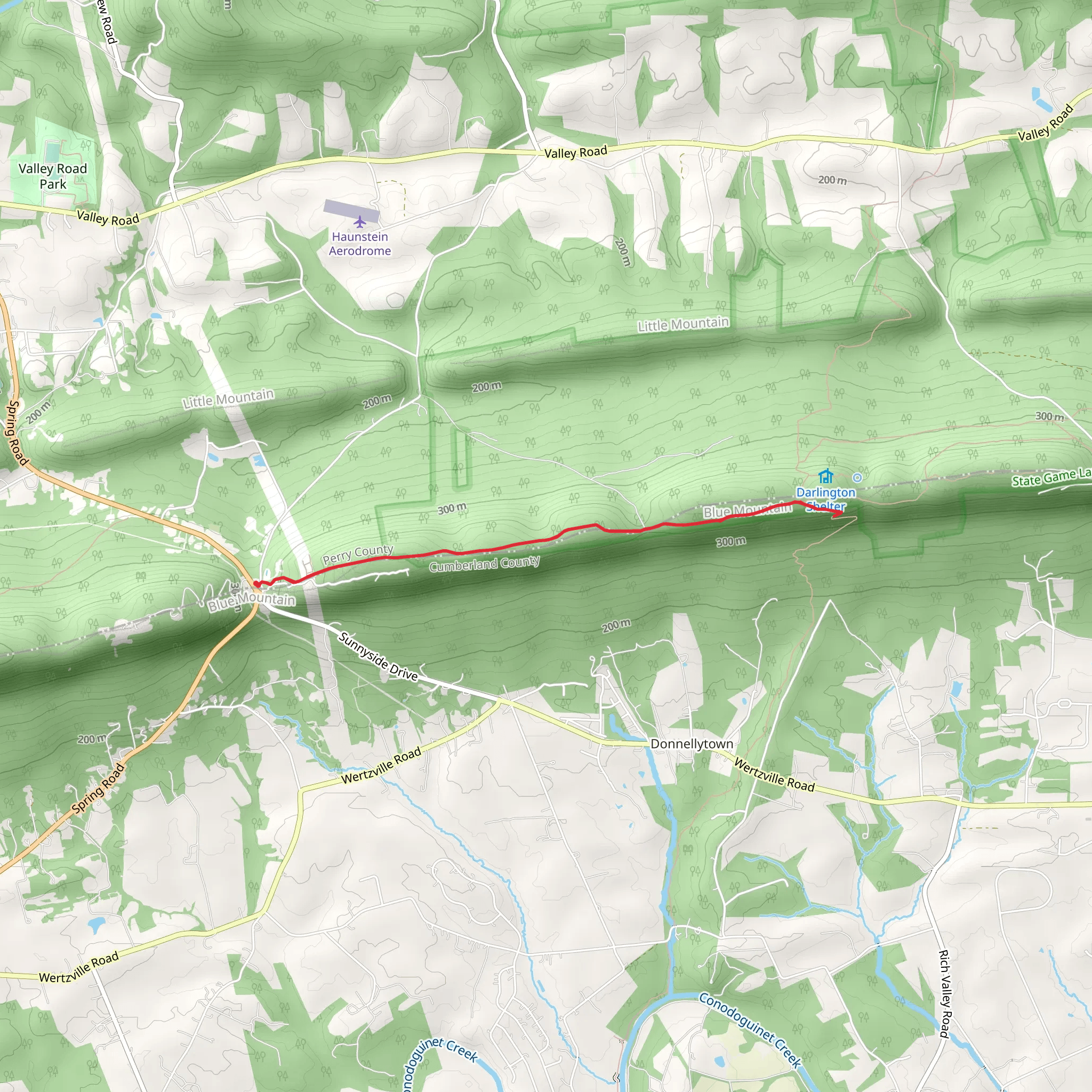 Wildflower Walk mobile static map