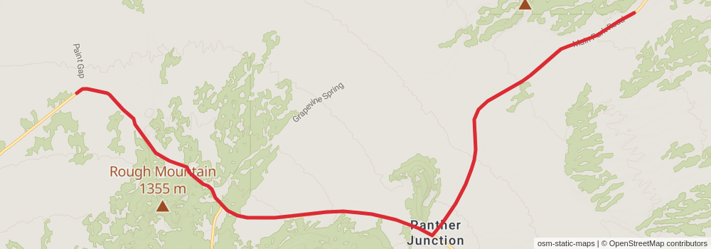 American Perimeter Trail - Texas Primary stage 32 Map