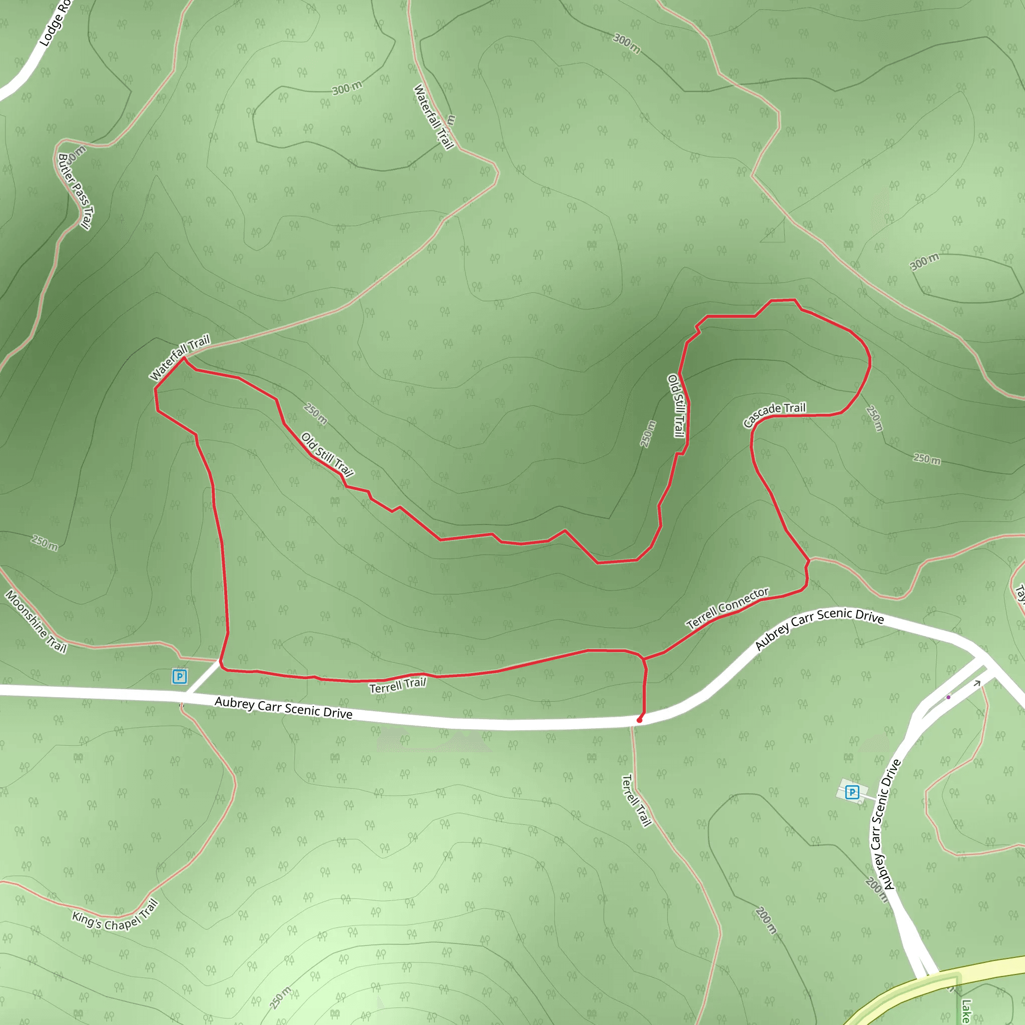 Old Still Loop Trail mobile static map