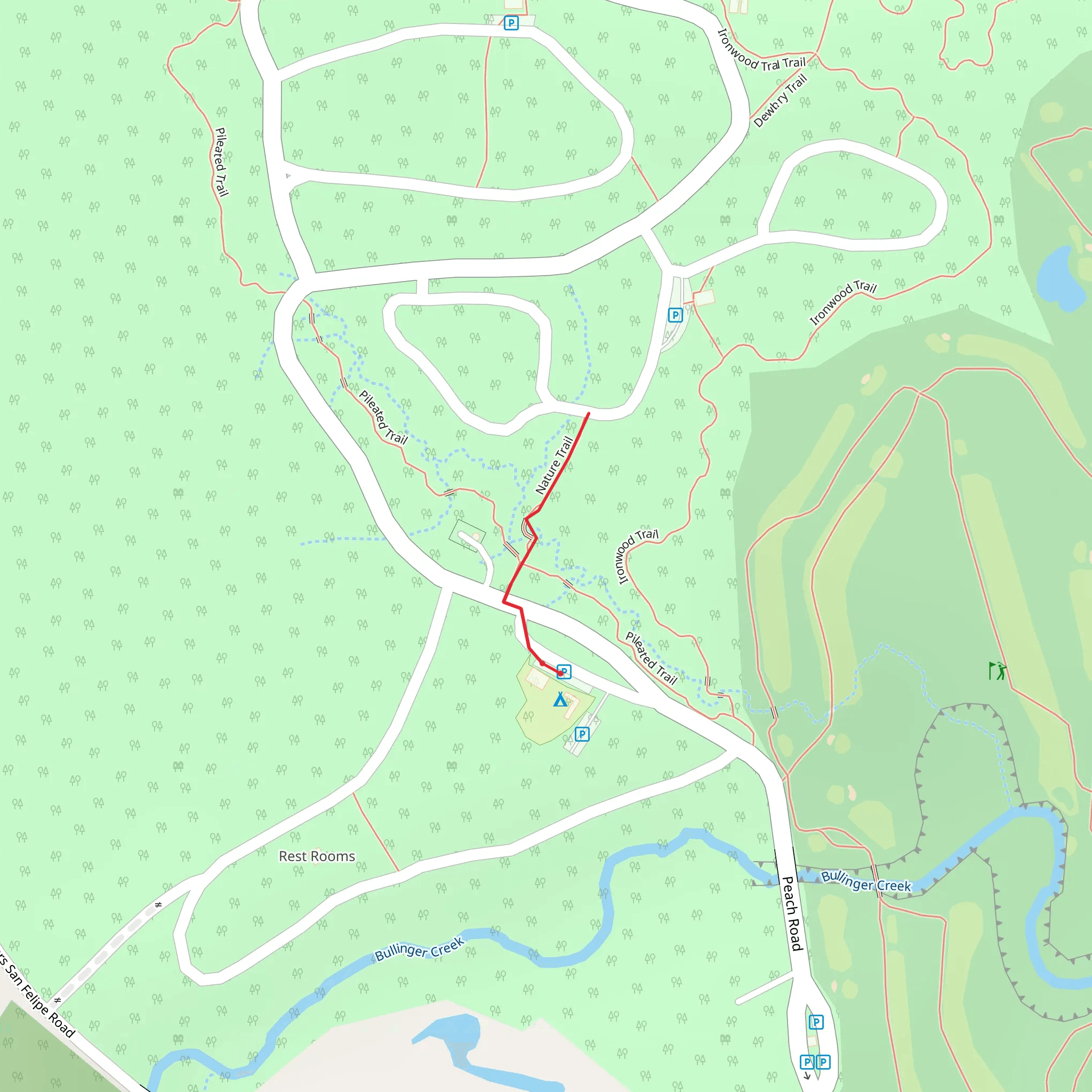 Nature Trail mobile static map